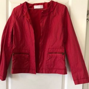 Tahari red light weight jacket